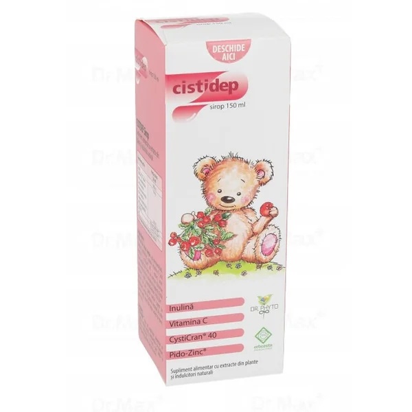 Sirop pentru copii Cistidep, 150 ml, Dr. Phyto