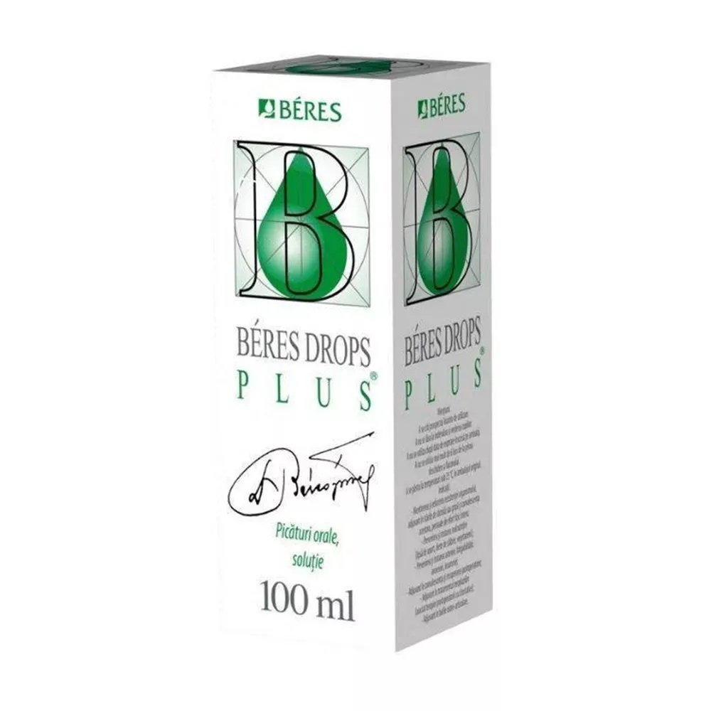 Beres Drops Plus picaturi orale solutie, 100 ml, Beres Pharmaceuticals Co