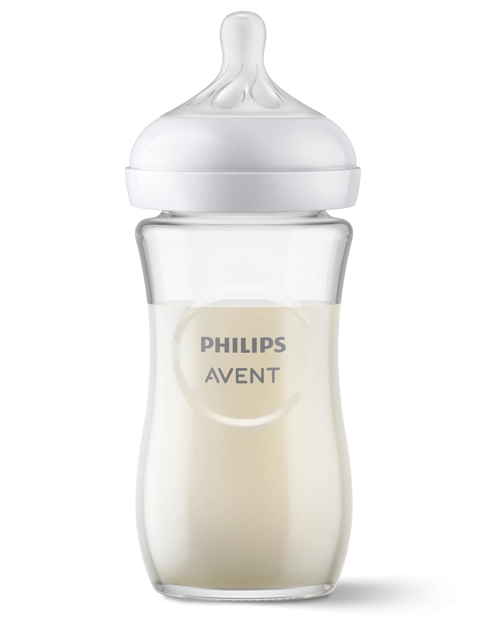 Biberon din sticla Philips Avent Natural Response, 1 luna +, 240 ml, SCY933/01, Philips