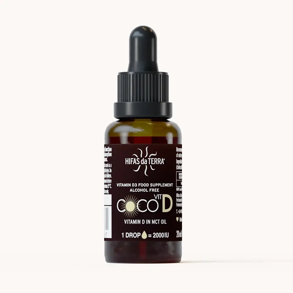Coco Vit D3 (2000 UI per picătură) x 20 ml, Hifas da Terra