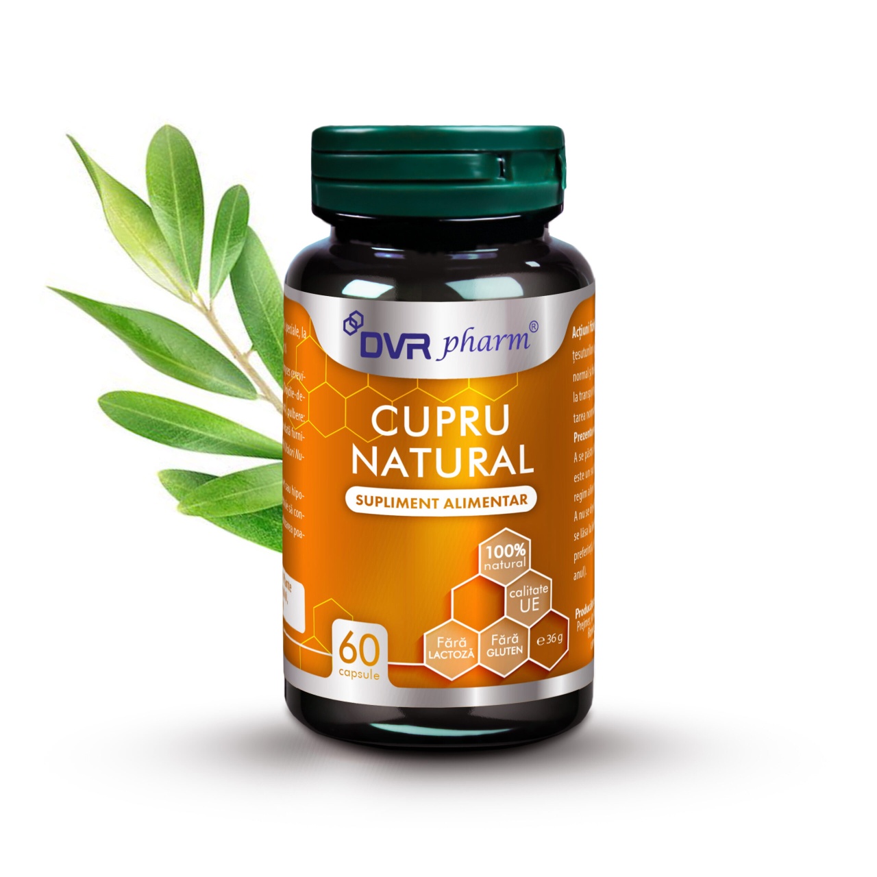 Cupru Natural, 60 capsule, DVR Pharm