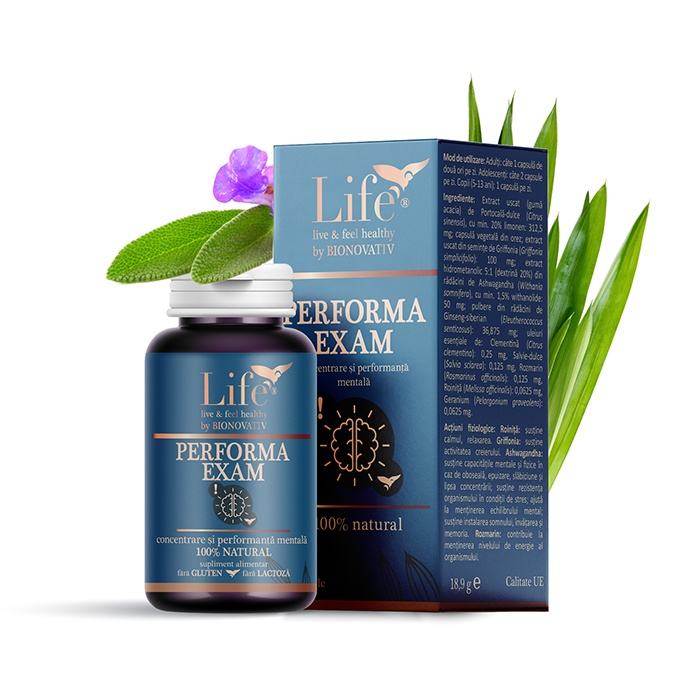 Performa Exam, 30 Capsule, Bionovativ Life