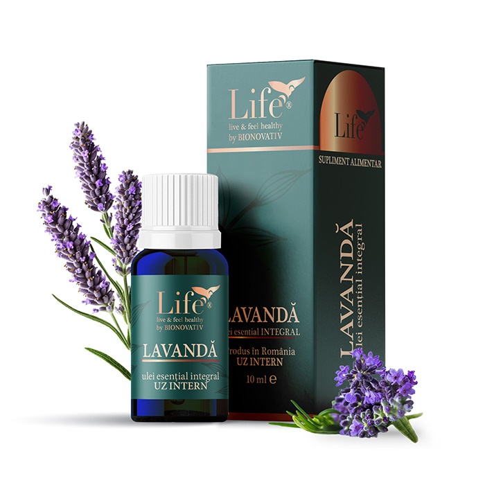 Ulei esential de lavanda, 10 ml, Bionovativ Life