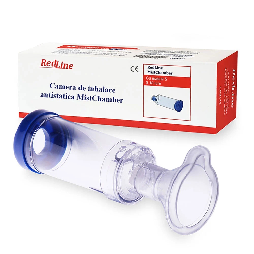Camera de inhalare cu masca 0-18 luni, RedLine MistChamber