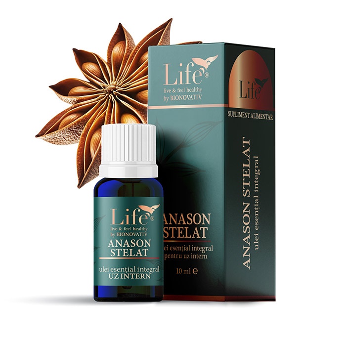 Ulei Esential Integral de Anason Stelat, 10 ml, Bionovativ Life