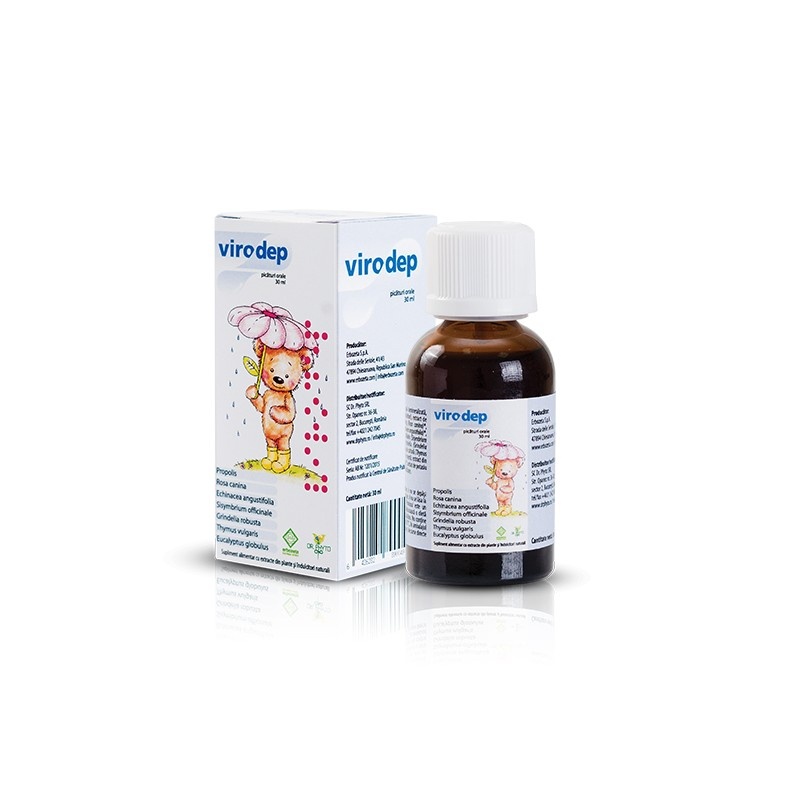 Virodep picaturi orale, 30 ml, Dr Phyto