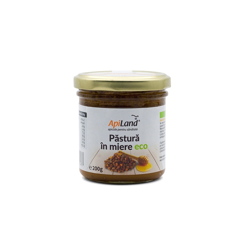 Păstură în miere ECO, 200g, ApiLand