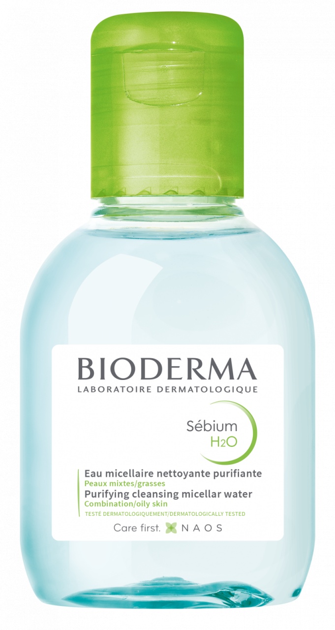 Solutie micelara ten mixt si gras H2O Sebium, 100 ml, Bioderma