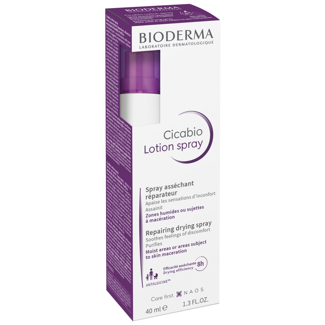 Spray lotiune reparatoare Cicabio, 40 ml, Bioderma