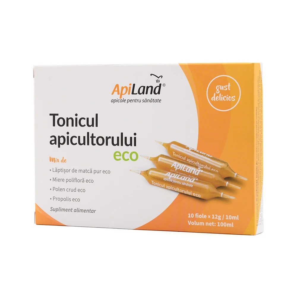 Tonicul apicultorului ECO - 10 fiole x 12g, ApiLand
