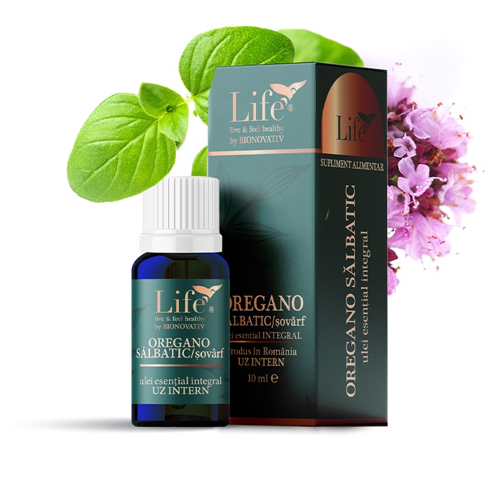 Ulei esential integral de oregano salbatic, 10 ml, Bionovativ Life