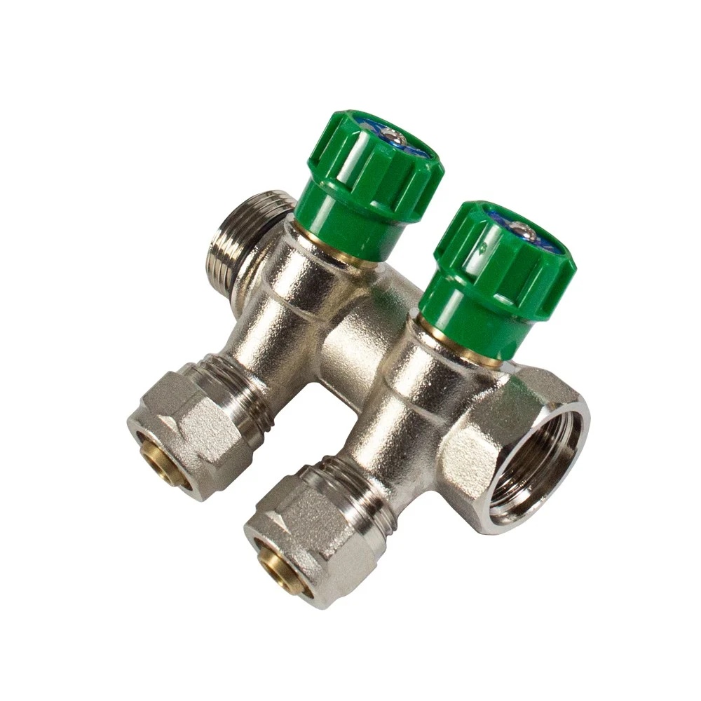 Distribuitor pentru ACM, 2 cai, KOPH, alama 3/4"