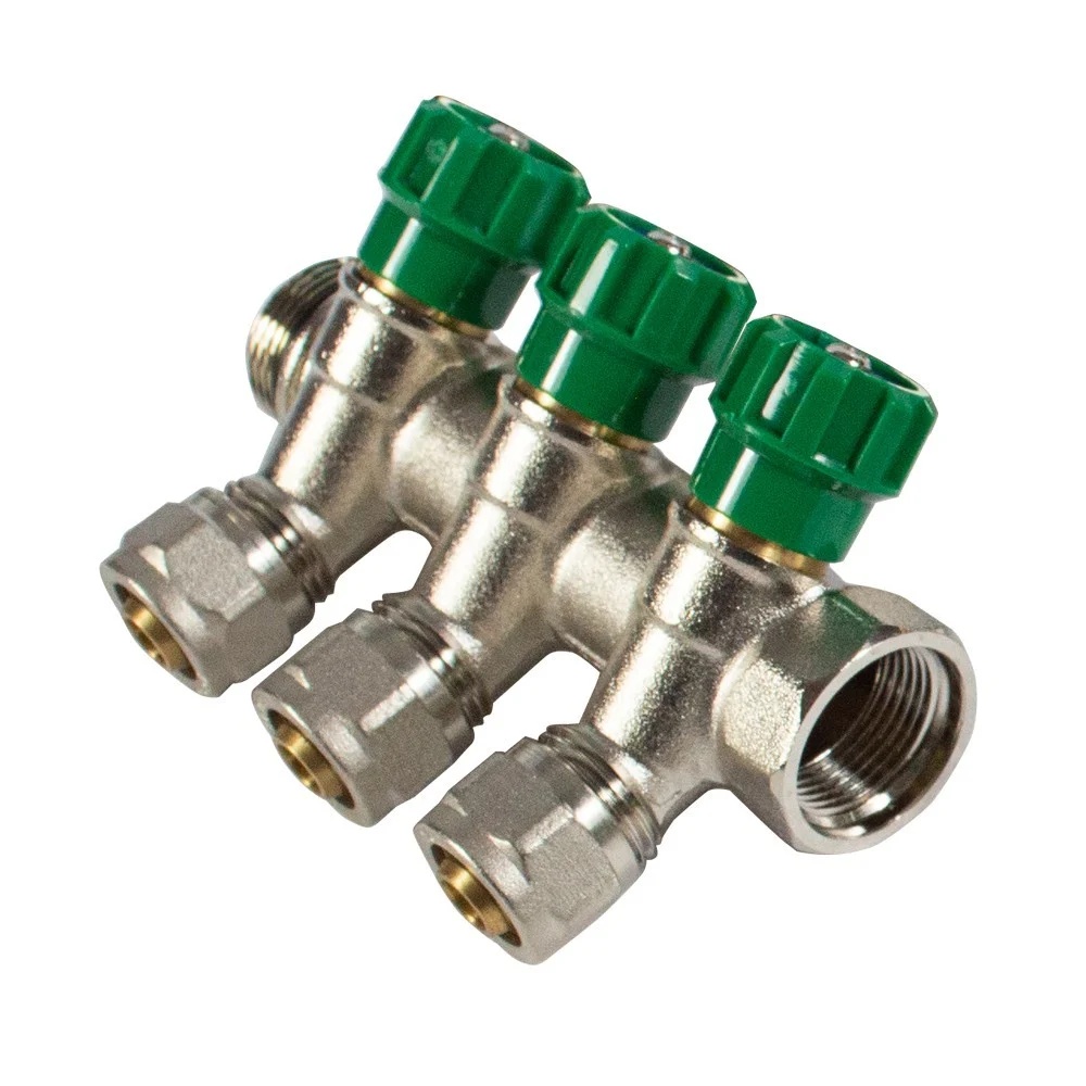Distribuitor pentru ACM, 3 cai, KOPH, alama 3/4"