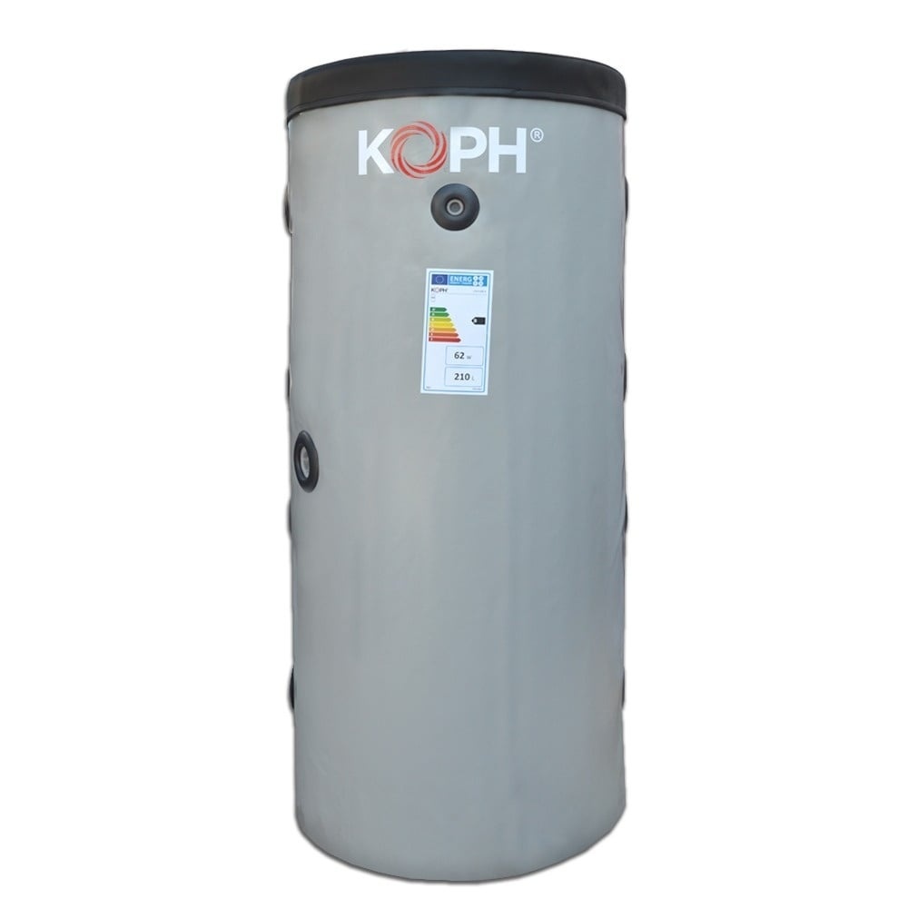 Rezervor de acumulare pentru pompa de caldura KOPH VTA4-200-6, 200 litri, clasa energetica B, Ø 590 mm, 6 bar
