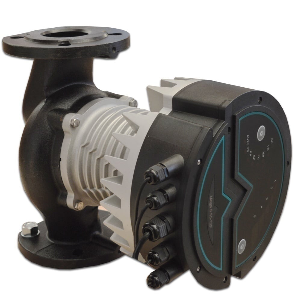 Pompa de recirculare electronica KOPH MEGA S 50-10F, racord 2", cu flansa, 480 W, debit nominal 16.5 m³/h, distanta dintre flanse 280 mm, IPX4D,