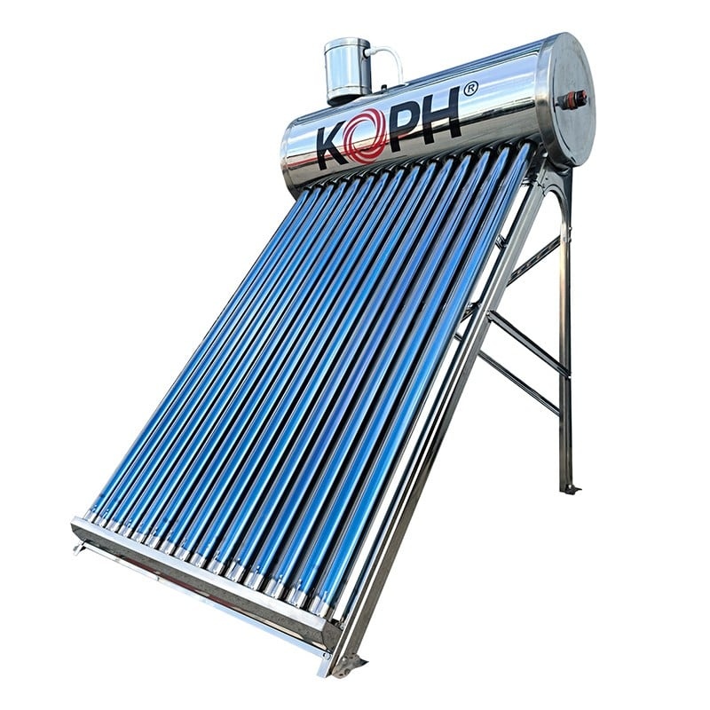 Panou solar nepresurizat KOPH CNS-58-150, 150 litri, 15 tuburi, suport terasa, apa calda
