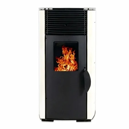 Soba pe peleti KOPH PD 8 kW, cu aer cald, buncar peleti 8 kg, 50 mp, Crem