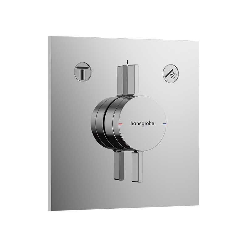 Baterie cadă - duș, Hansgrohe, DuoTurn E, crom