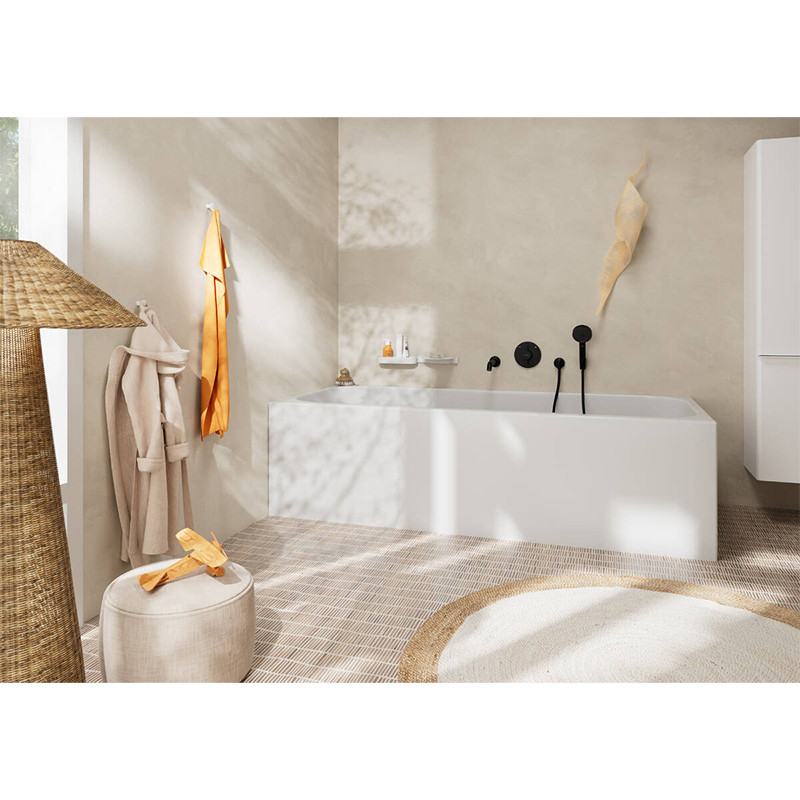 Baterie cadă - duș, Hansgrohe, DuoTurn S, negru mat - 2 | YEO