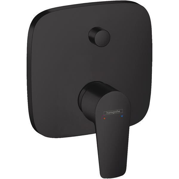 Baterie cada dus, Hansgrohe, Talis E, Negru mat