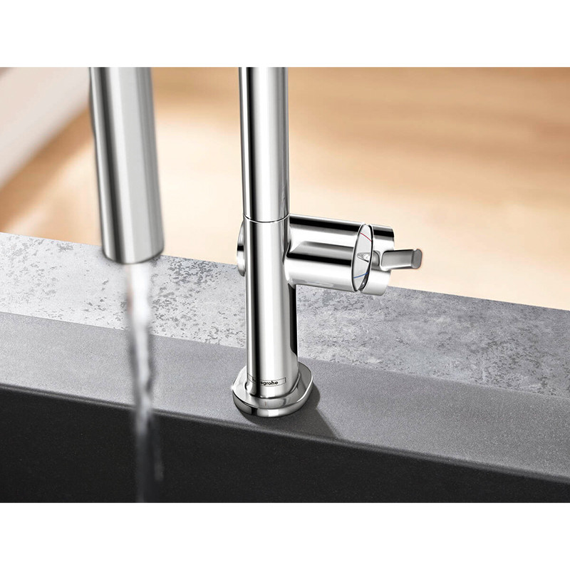 Baterie de bucătărie, Hansgrohe, Talis M54 210, 2 jeturi, pipă extractibilă, crom, 72800000 - 2 | YEO