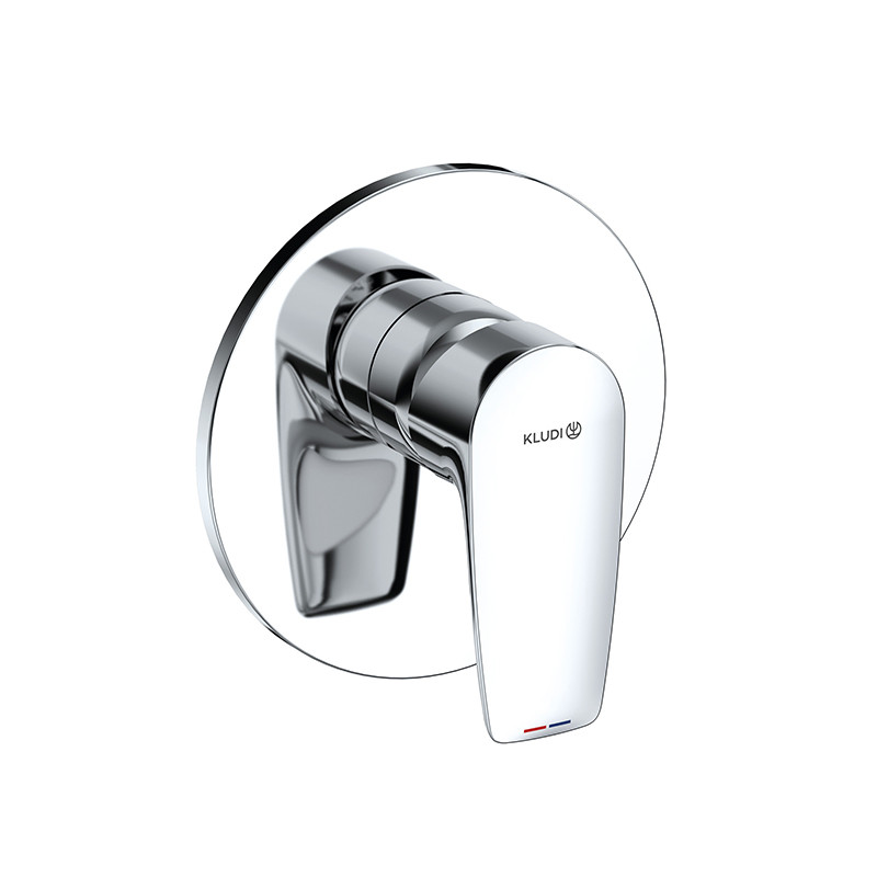 Baterie de duș, Kludi, Pure & Solid, crom, 347550575