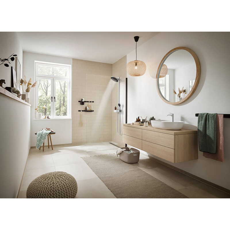 Baterie lavoar, Hansgrohe, Vivenis 110, CoolStart, cu ventil, alb mat - 1 | YEO