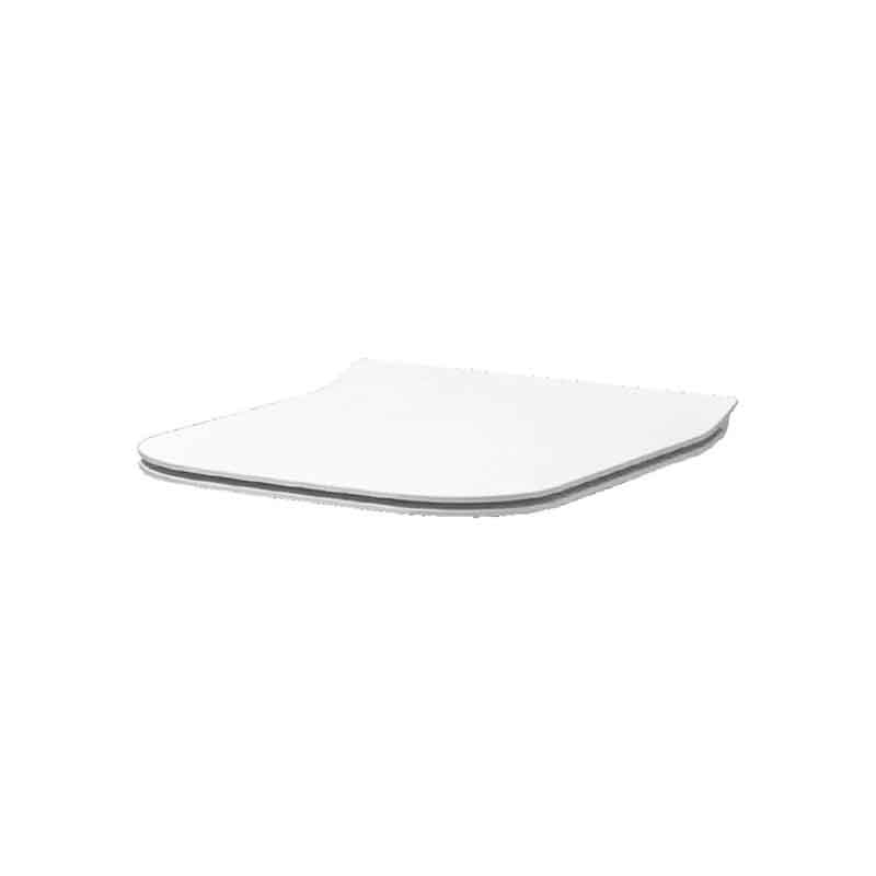 Capac vas WC suspendat Hatria, Tecna, soft close, quick release, alb