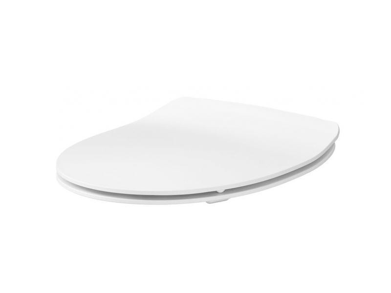 Capac WC Cersanit, Delfi, slim, duroplast cu Soft-Close si Easy Off