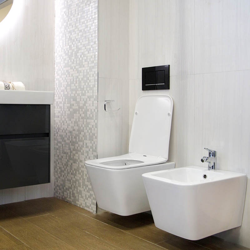 Capac WC Fluminia, Paris, Slim, Soft Close, Quick Release, alb - 3 | YEO