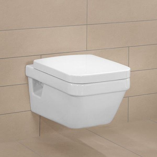 Capac WC Villeroy & Boch, Architectura, dreptunghiular, alb alpin - 2 | YEO