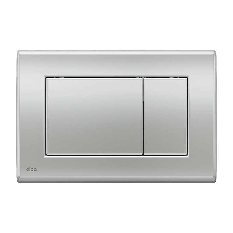 Clapeta de actionare, Alcadrain, Basic, M272, cu doua volume, crom mat