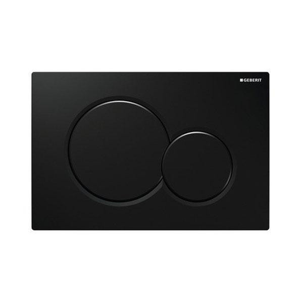 Clapeta de actionare Geberit, Sigma01, negru lucios