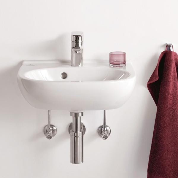 Lavoar compact Villeroy & Boch, O.Novo, 45 cm, alb alpin - 3 | YEO