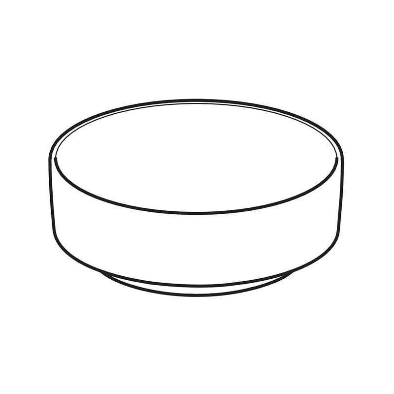 Lavoar pe blat, Geberit, VariForm, rotund, 40 cm, alb - 1 | YEO