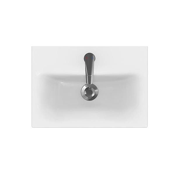 Lavoar slim pentru mobilier, Cersanit, Moduo, 60 x 38 cm, alb - 2 | YEO