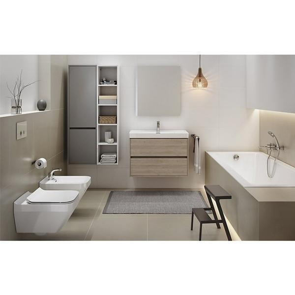 Mobilier suspendat Cersanit, Crea, 60 cm, stejar - 2 | YEO
