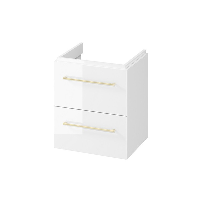 Mobilier suspendat, Cersanit, Larga, dreptunghiular, 50 cm, alb - 2 | YEO