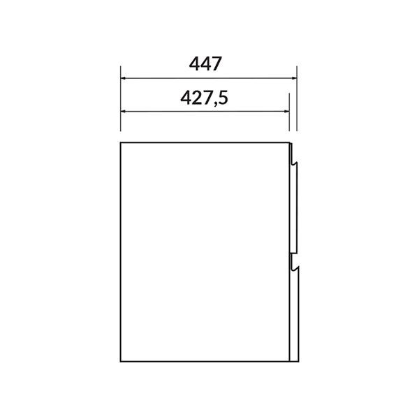 Mobilier suspendat Cersanit, Moduo, pentru lavoar incastrabil, 60 cm, alb - 1 | YEO