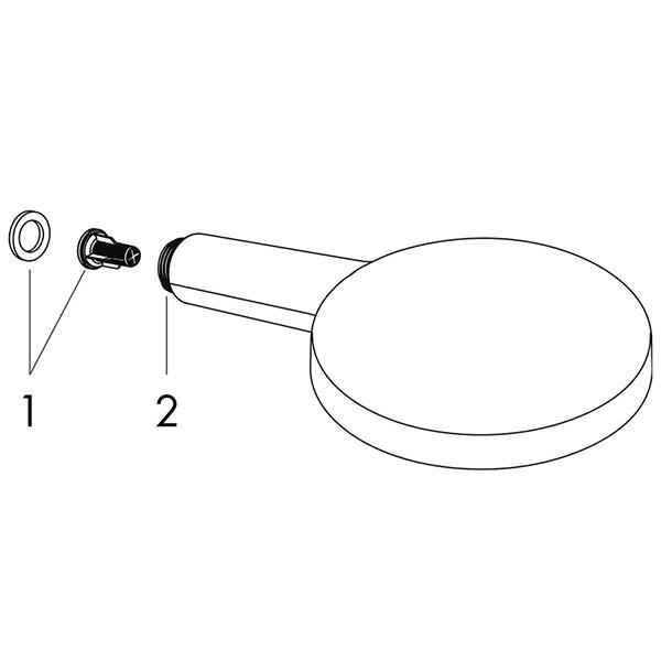 Para de dus, Hansgrohe, Raindance Select S 120, 3 jeturi, auriu lucios - 1 | YEO