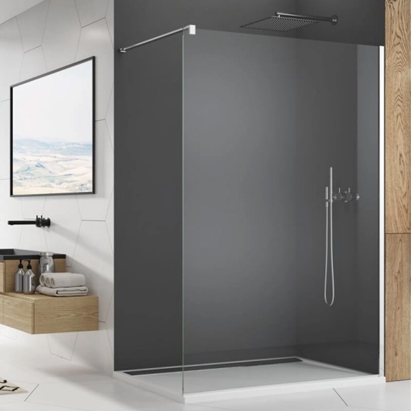 Paravan duș Walk-In Ronal SanSwiss, Easy 150 cm, crom - 1 | YEO