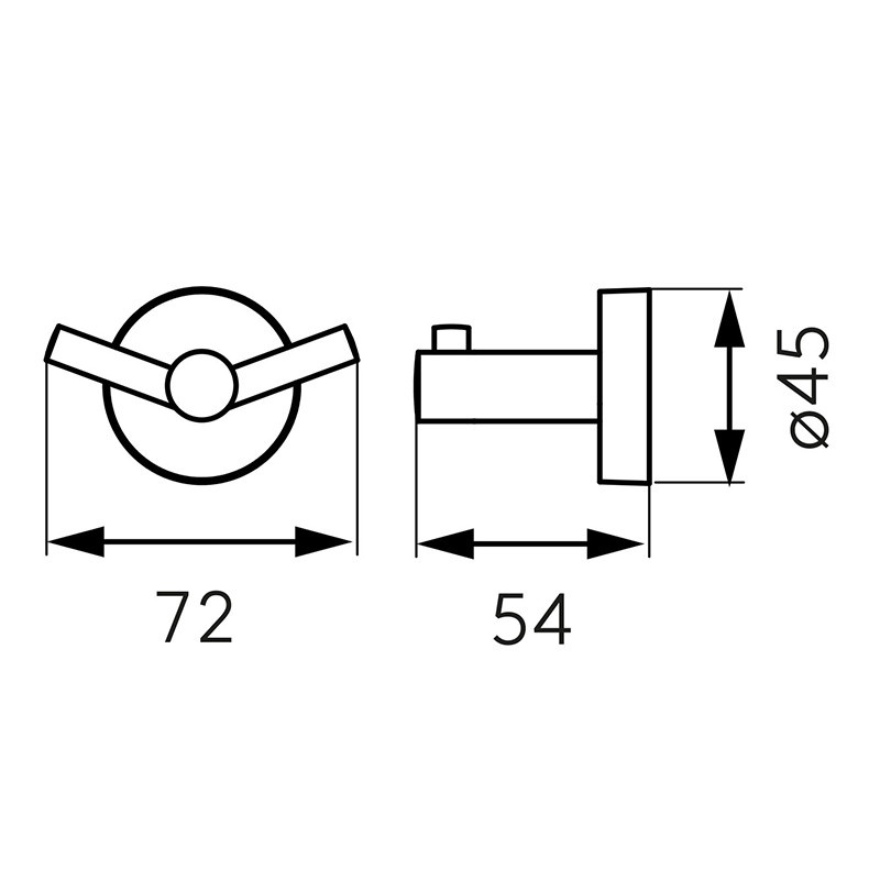 Agatatoare dubla, Ferro, Mephisto, crom - 1 | YEO
