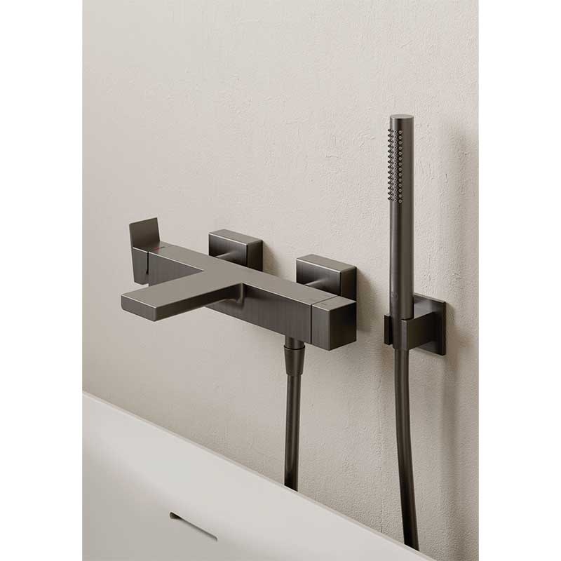 Baterie cadă-duș Kludi, Decus, brushed gunmetal - 1 | YEO