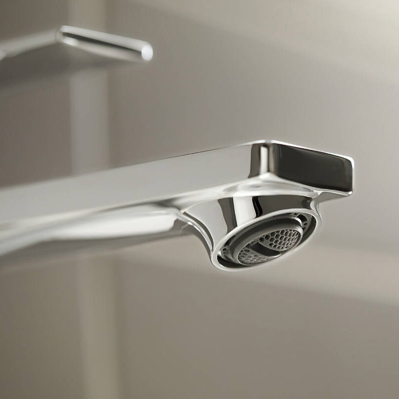 Baterie lavoar cu ventil, Hansgrohe, Rebris E 110, CoolStart, crom - 2 | YEO