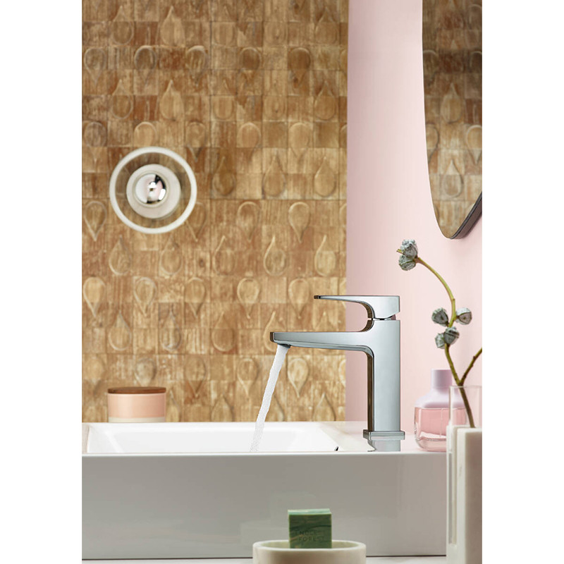 Baterie lavoar, Hansgrohe, Metropol 110, cu ventil, crom - 3 | YEO