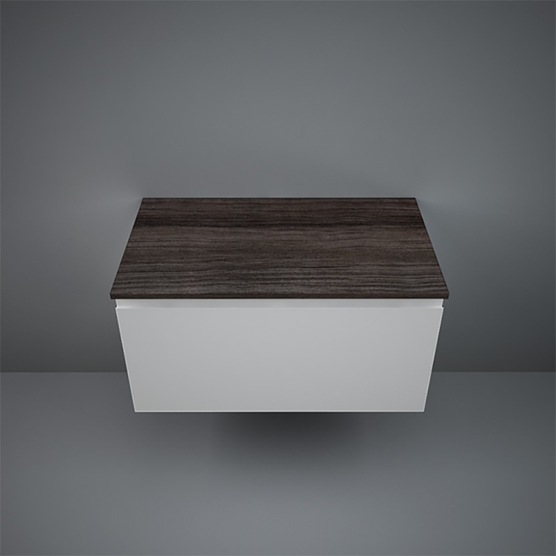 Blat pentru mobilă baie Rak, Plano 80 cm, nuc