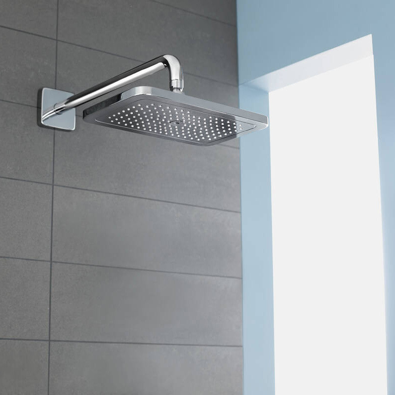 Cap dus fix Hansgrohe, Croma E, 1 jet RainAir, crom - 2 | YEO