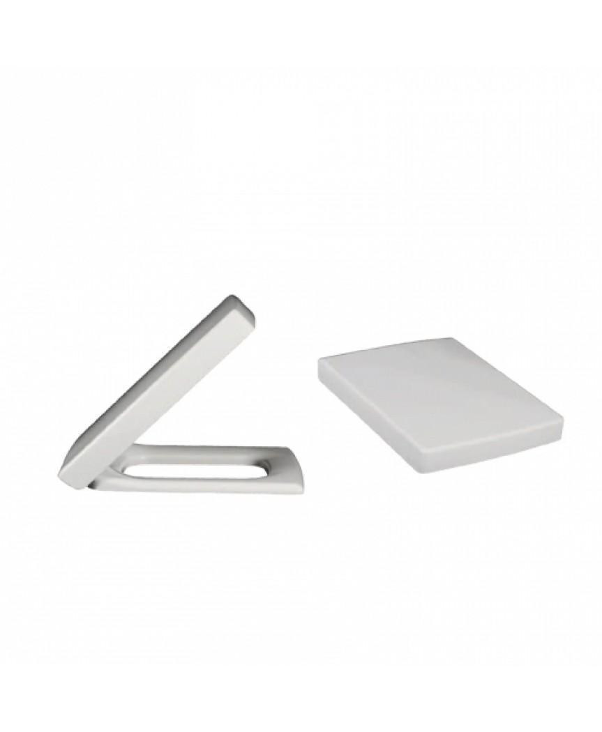 Capac WC Villeroy & Boch, Architectura, dreptunghiular, alb alpin - 3 | YEO