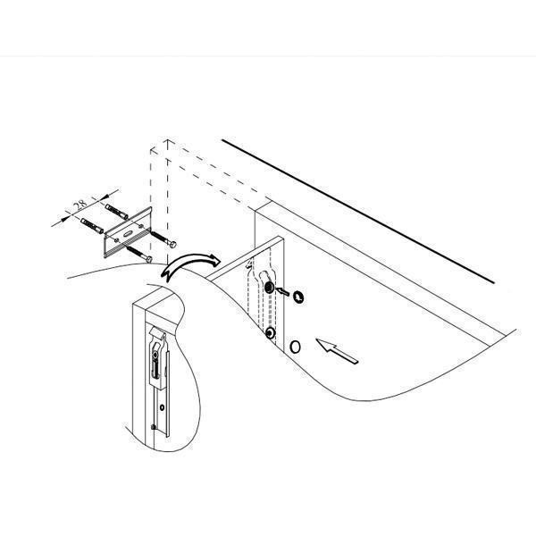 Dulap inalt suspedat Kolpasan, Pandora, 130 cm, lemn - 4 | YEO