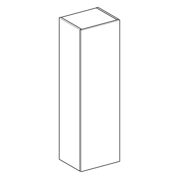 Dulap inalt suspendat, Geberit, Smyle Square, 118 cm, lava mat - 2 | YEO
